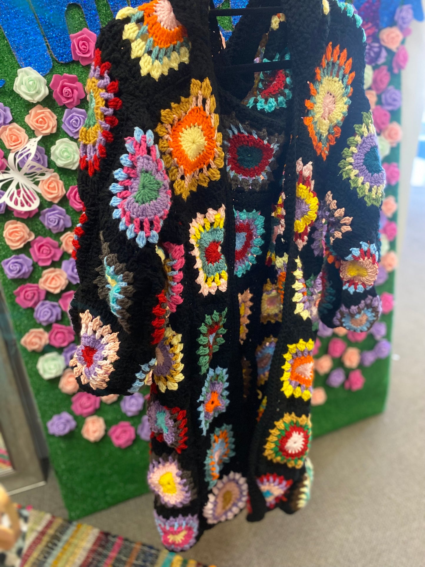 Granny mega long sweater