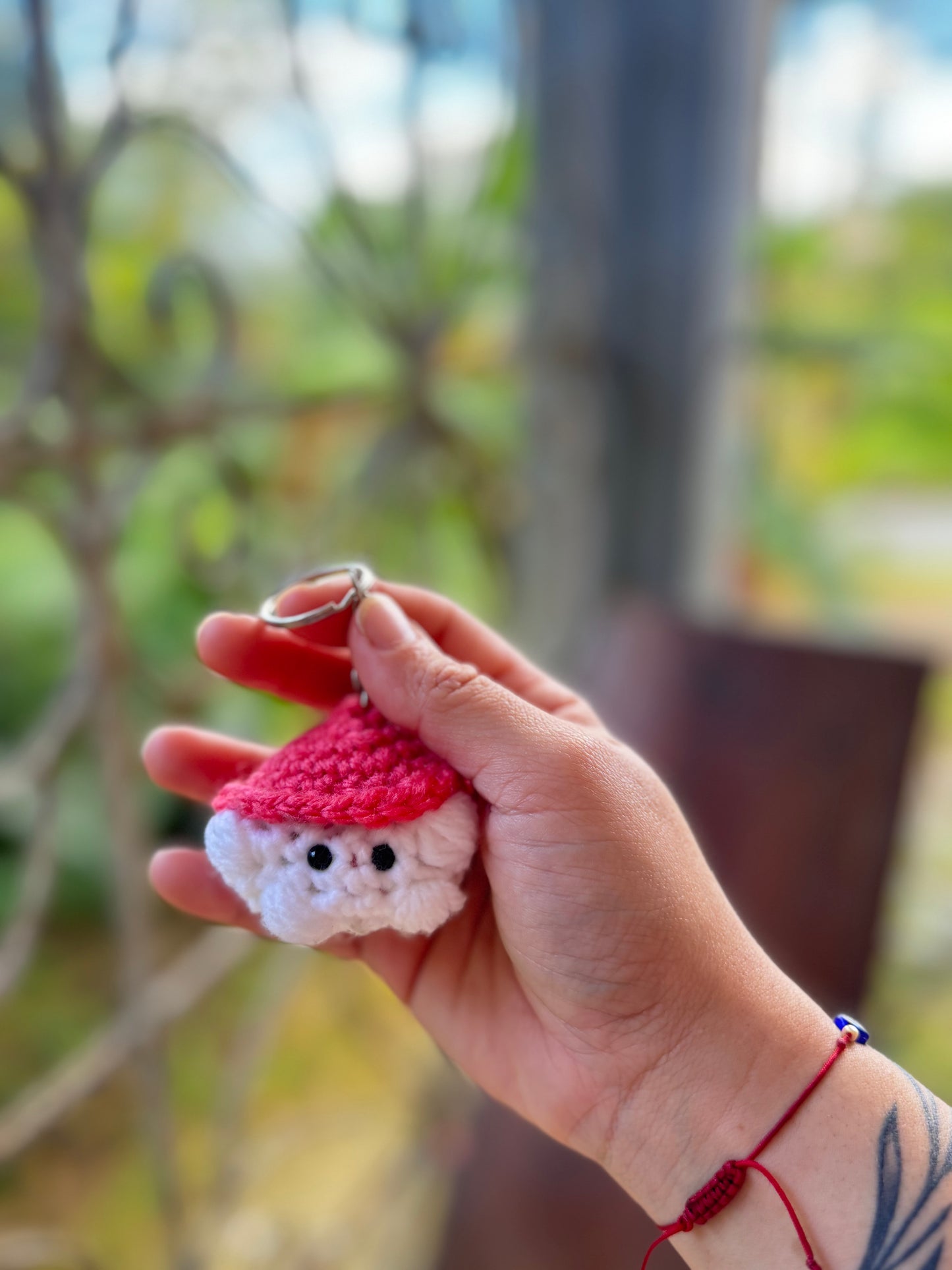Mushie key chain