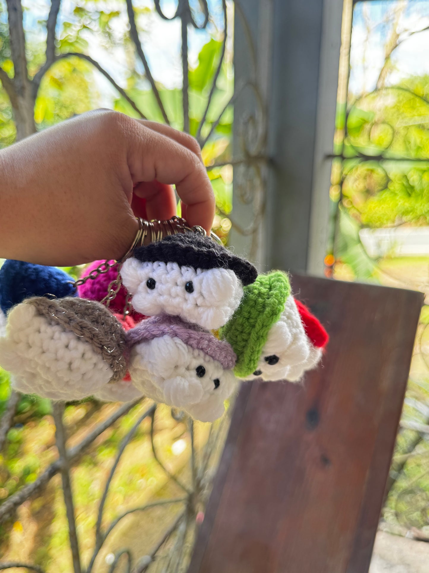 Mushie key chain