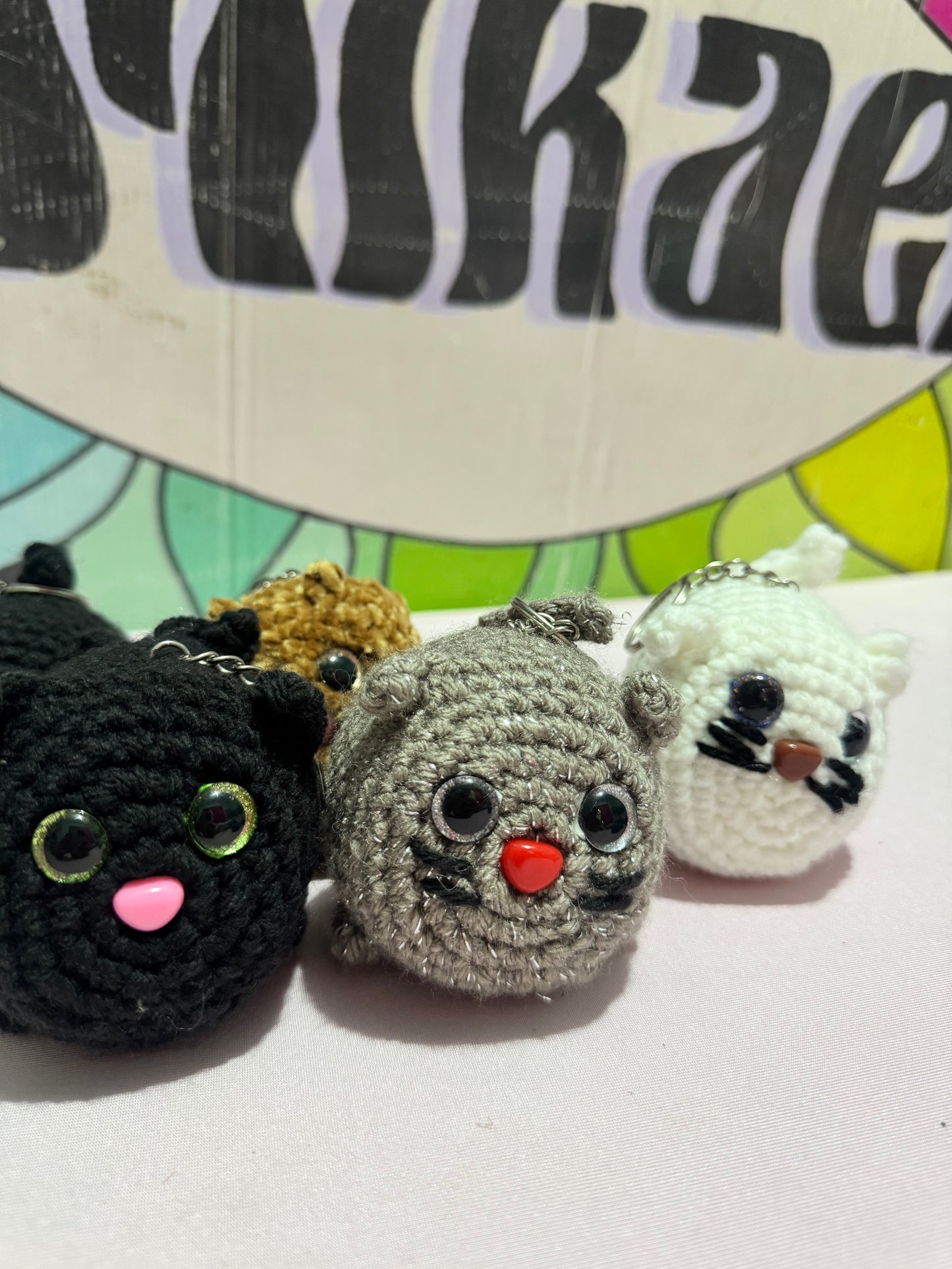 Loaf cat key chain