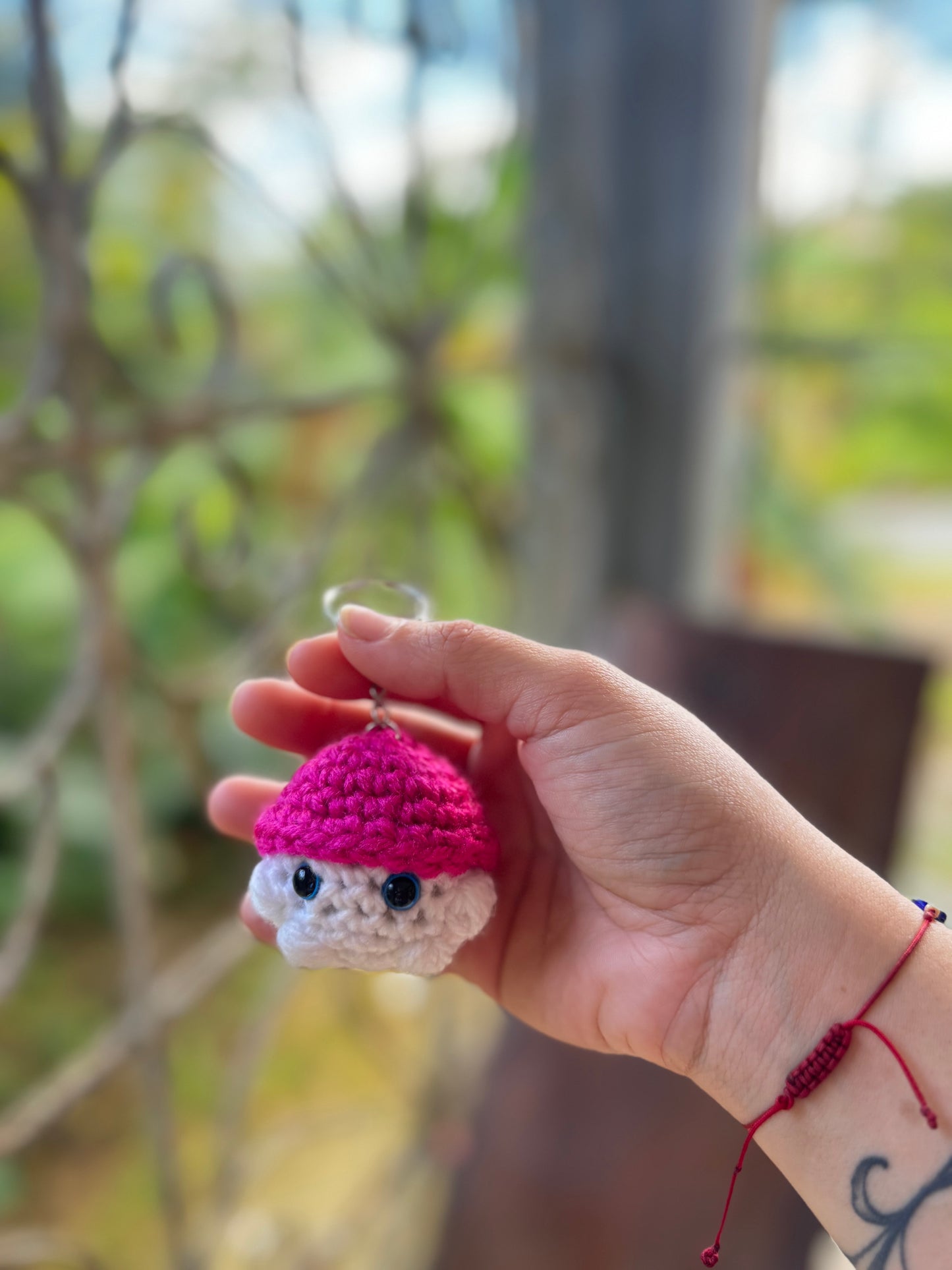 Mushie key chain
