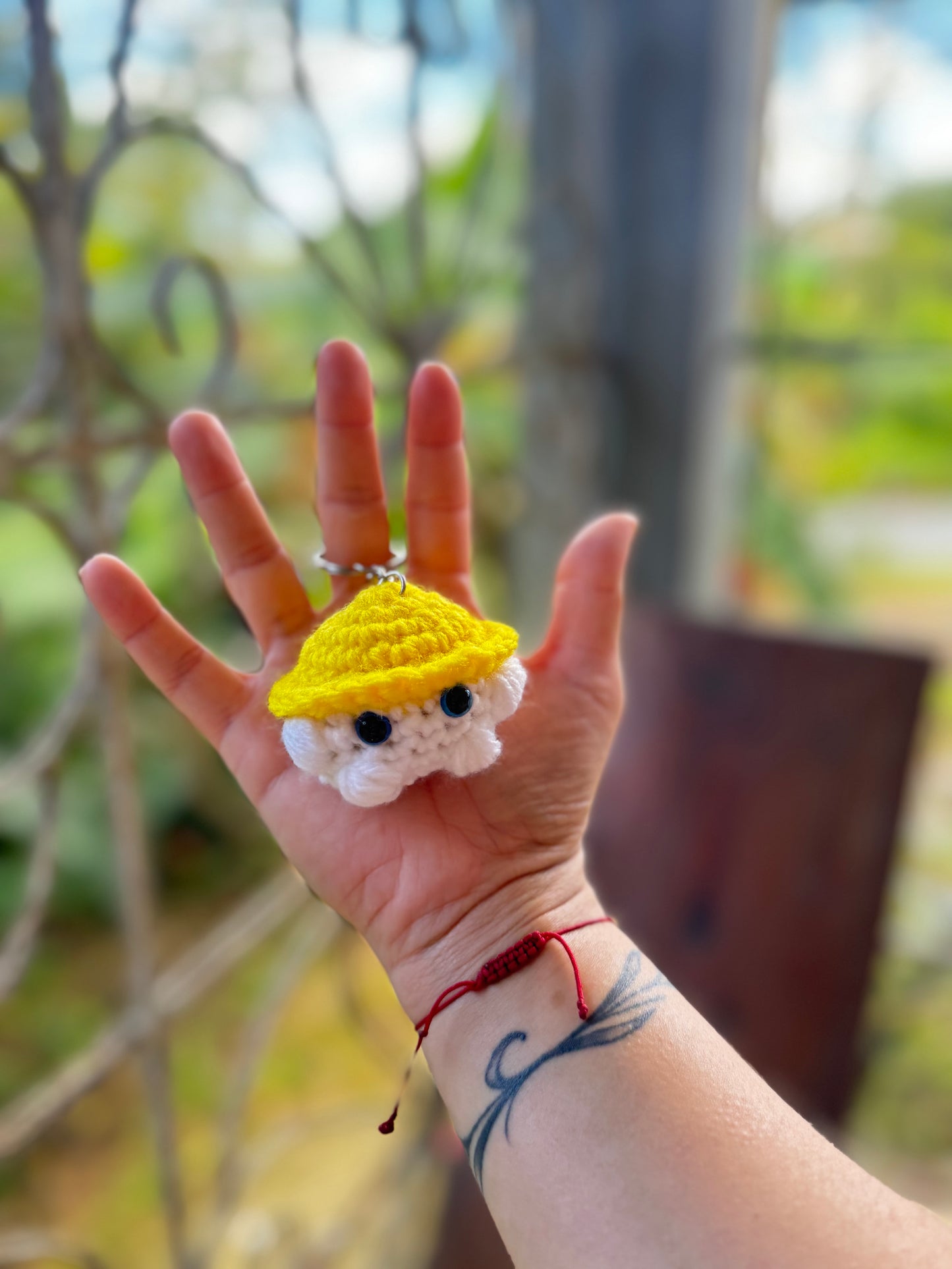 Mushie key chain