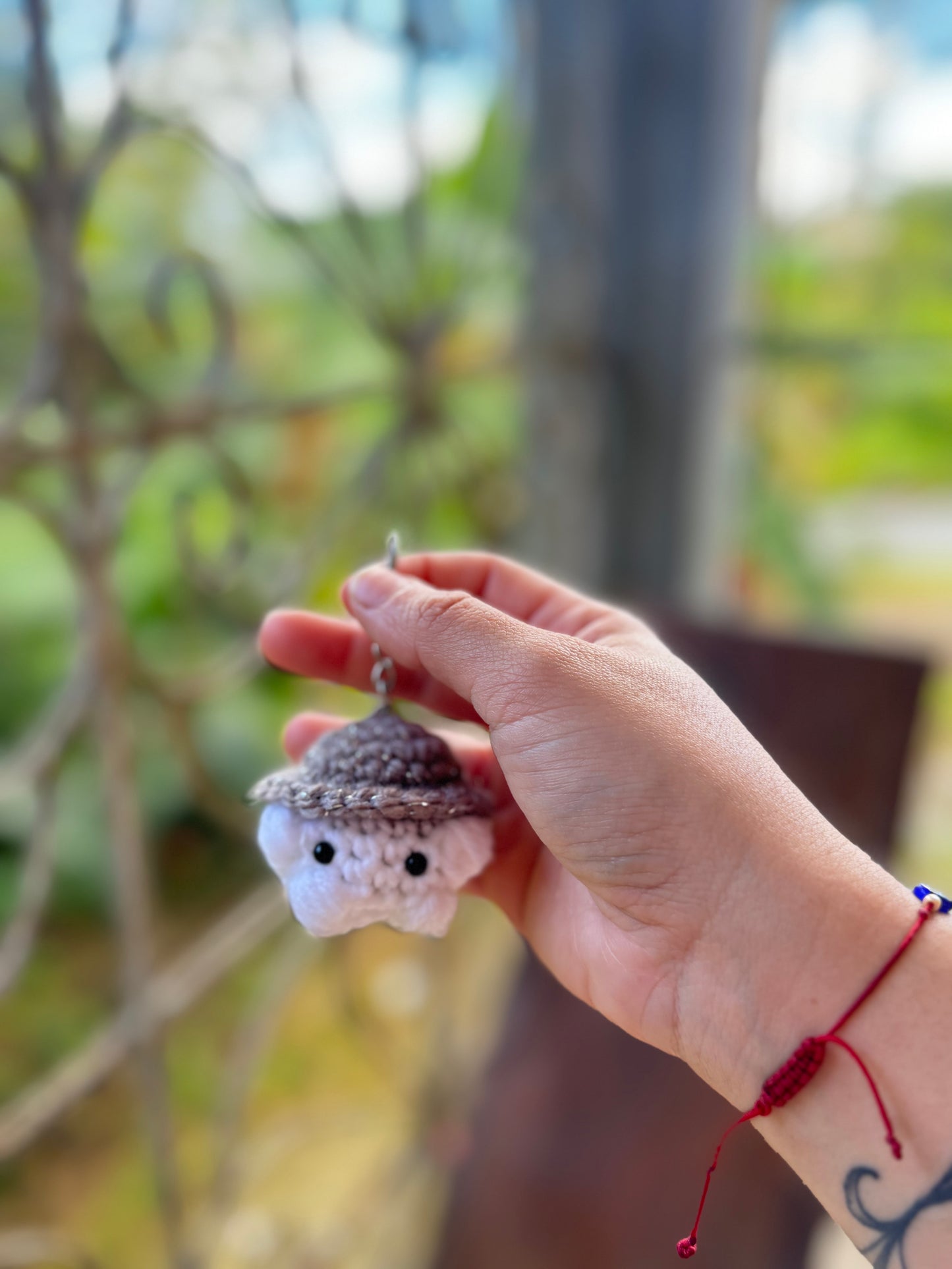 Mushie key chain