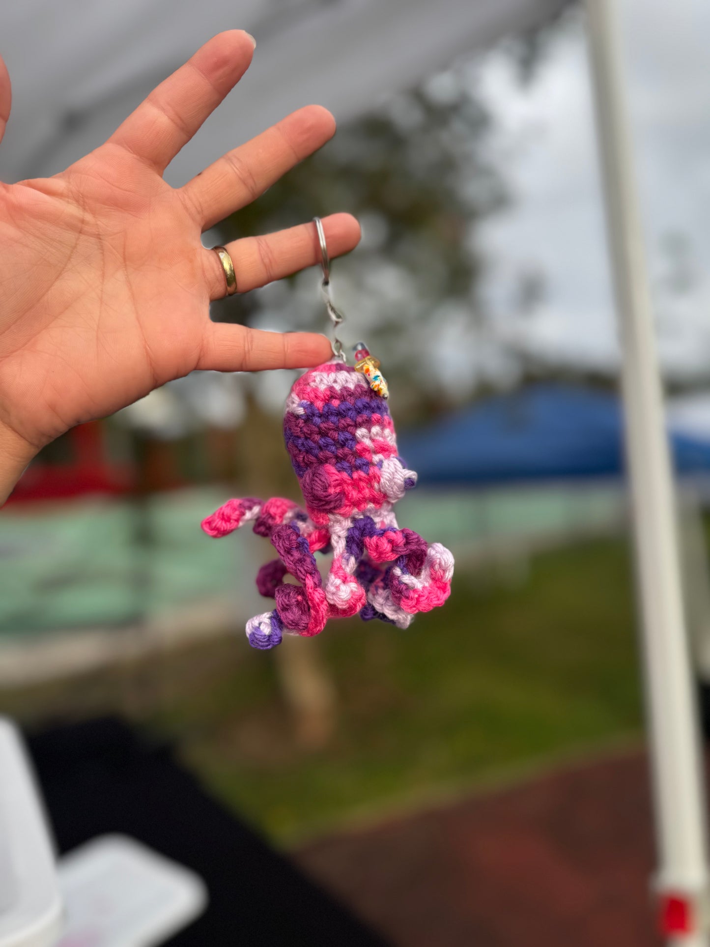 Octopus key chain