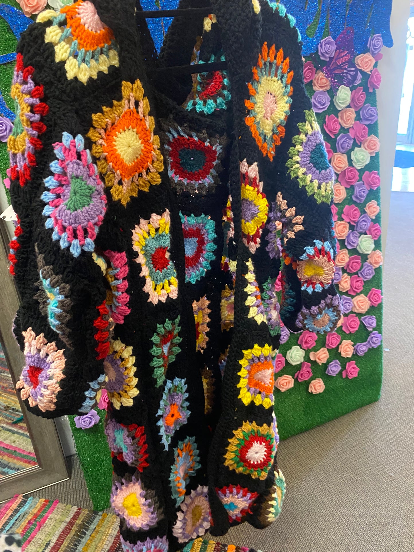 Granny mega long sweater