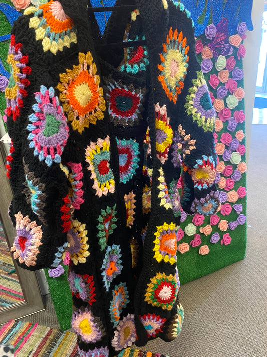Granny mega long sweater