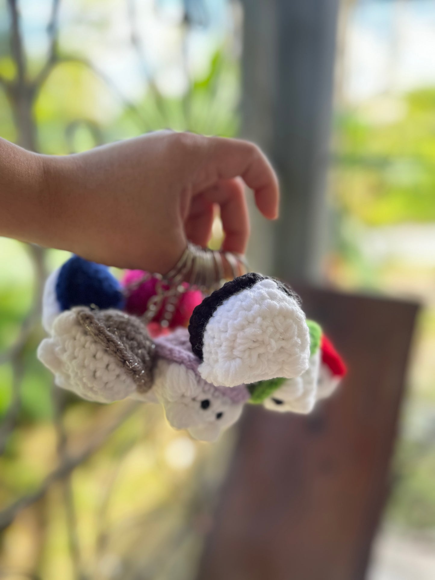 Mushie key chain